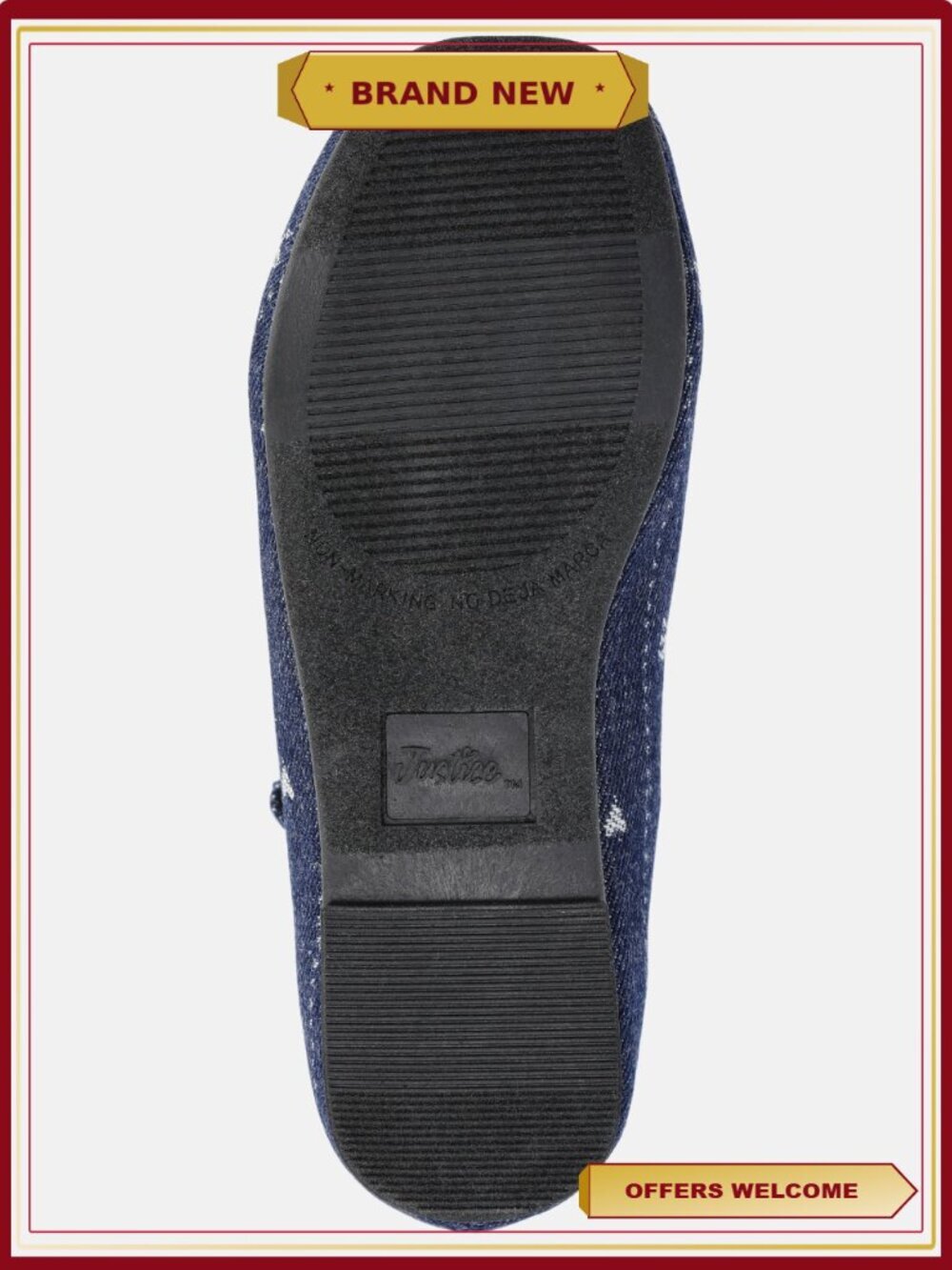 Girls Crisscross Strap Mary Jane Flats Size 5 Adjustable Buckle - Picture 4 of 4